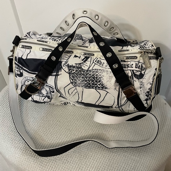 Lesportsac Handbags - LeSportSac x Gwen Stefani L.A.M.B. RARE Y2K Vintage Duffle Bag / Gym Bag EUC